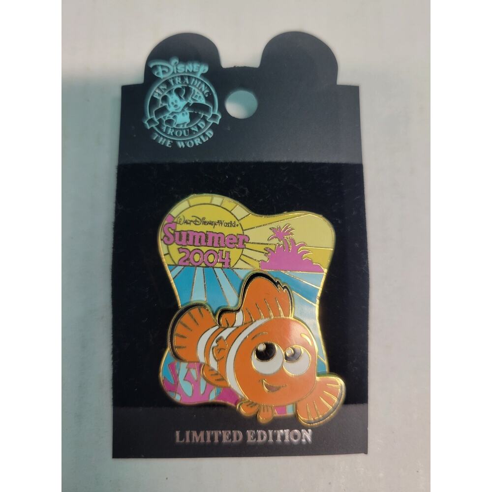 Walt Disney World Nemo Summer 2004 WDW Disney/Pixar Pin Trading LE 1000 3D